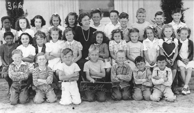 Greenfield Union School--1st Grade--Bakersfield, CA--1945