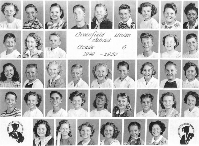 Greenfield Union School--6th Grade--Bakersfield, CA--1949-1950