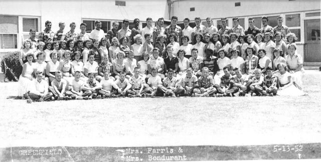 Greenfield Union School--Farris 8th Grade--Bakersfield, CA--5-13-52